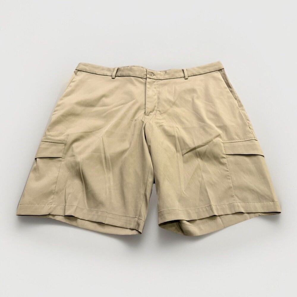Nike Golf Mens Khaki Tan Standard Fit Cargo Shorts Size 40 882086-235